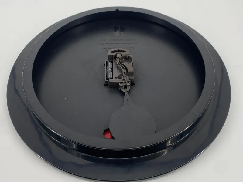 Pamono Postmodern Wall Clock by Barberini Giorgio Marinelli for Rexite, Italy, 1980s> Clocks