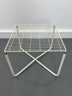 Pamono Postmodern White Jarpen Table by Niels Gammelgaard for Ikea, 1983> Garden Tables