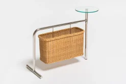 Pamono Potto Side Table and Magazine Holder by Andrea Branzi for Zanotta, 1990s> Magazine Racks