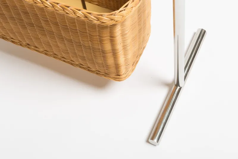 Pamono Potto Side Table and Magazine Holder by Andrea Branzi for Zanotta, 1990s> Magazine Racks