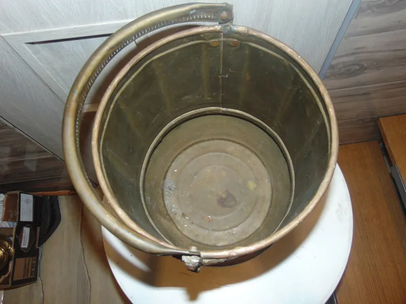 Pamono Pre-War Copper Flower Container> Garden Accessories