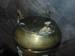 Pamono Pre-War Copper Flower Container><noscript><img width=