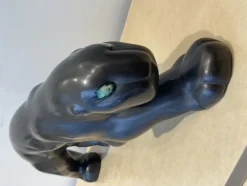 Pamono Primavera, Ceramic Panther, 1920s, Ceramic><noscript><img width=