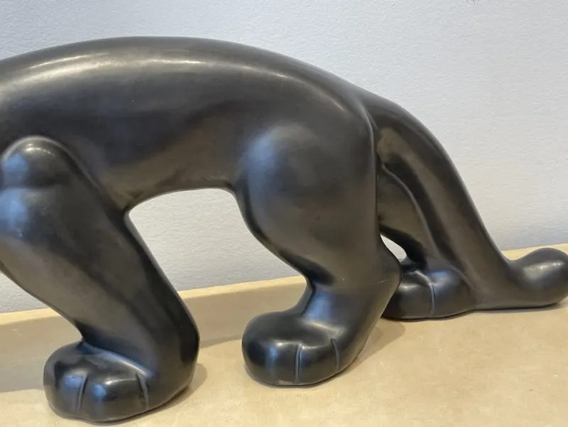 Pamono Primavera, Ceramic Panther, 1920s, Ceramic> Art Deco