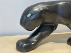 Pamono Primavera, Ceramic Panther, 1920s, Ceramic><noscript><img width=