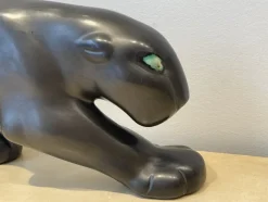 Pamono Primavera, Ceramic Panther, 1920s, Ceramic><noscript><img width=