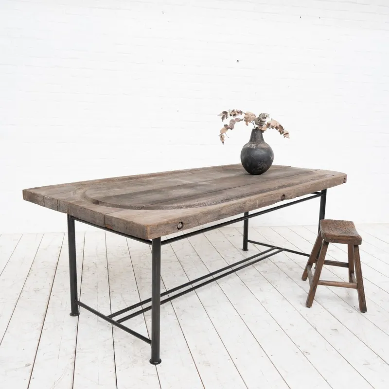 Sale Pamono Primitive Dining Table, France, Early 20th Century