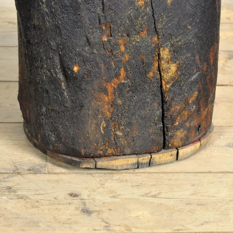 Pamono Primitive Storage Planter, 1900> Planters And Jardiniere