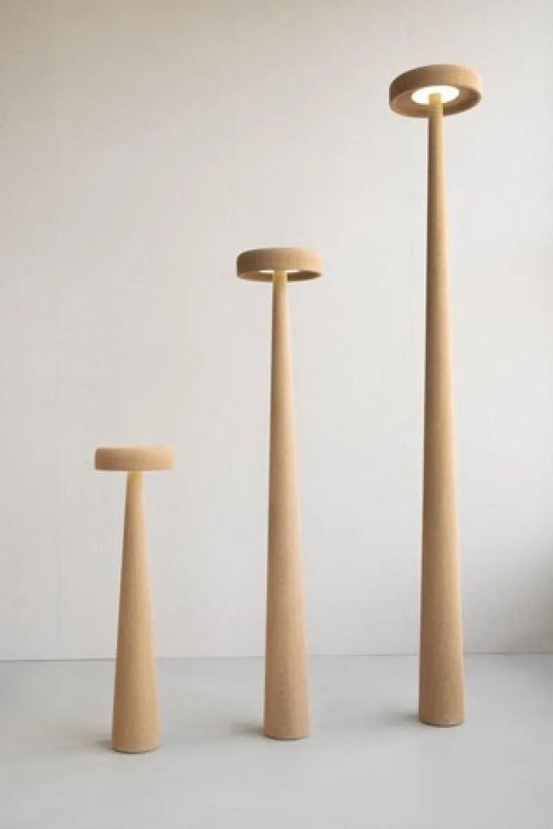 Pamono Printed Nature Econit Wood 345 Floor Lamp by Harry Thaler> Floor Lamps