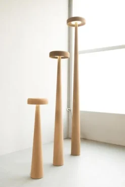 Pamono Printed Nature Econit Wood 145 Floor Lamp by Harry Thaler><noscript><img width=