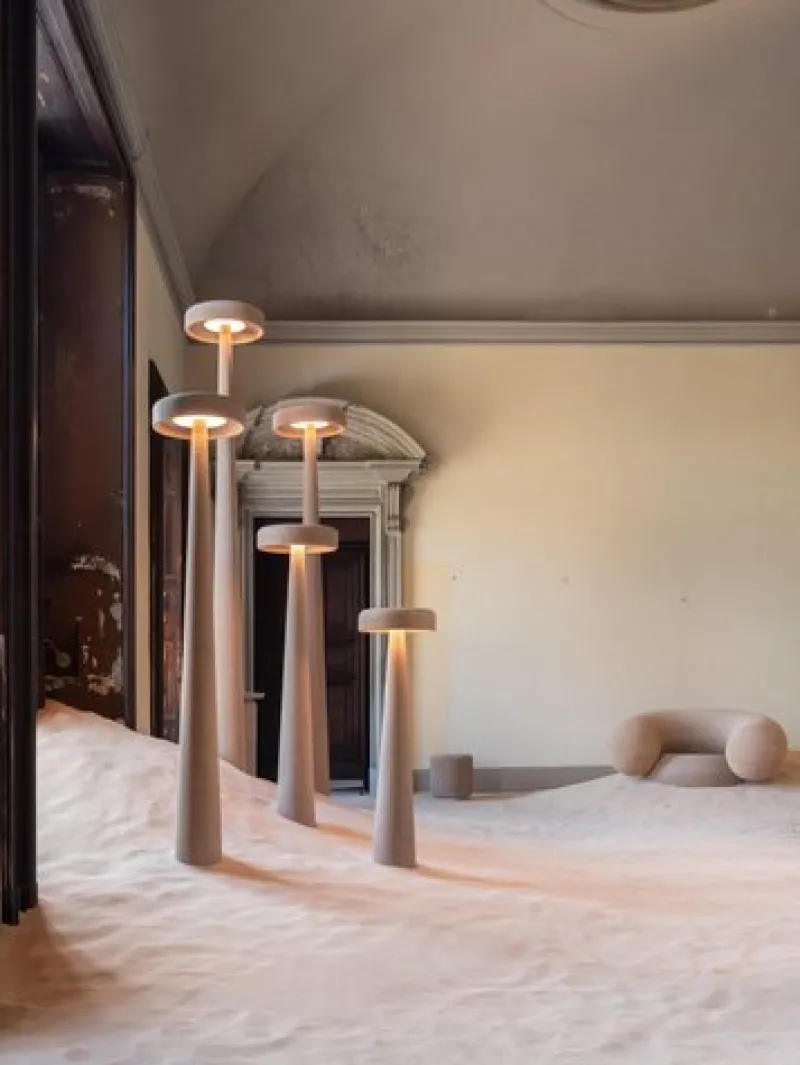 Pamono Printed Nature Econit Wood 145 Floor Lamp by Harry Thaler> Floor Lamps