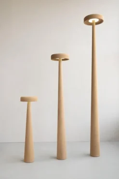 Pamono Printed Nature Econit Wood 245 Floor Lamp by Harry Thaler> Floor Lamps