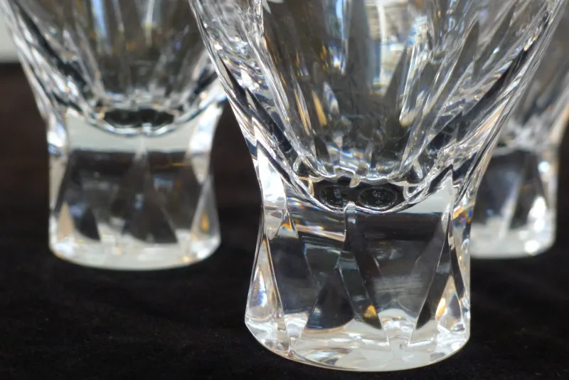 New Pamono Prisma Drinking Glasses in Lead Crystal by Wilhelm Wagenfeld for Peill & Putzler, 1950s, Set of 6