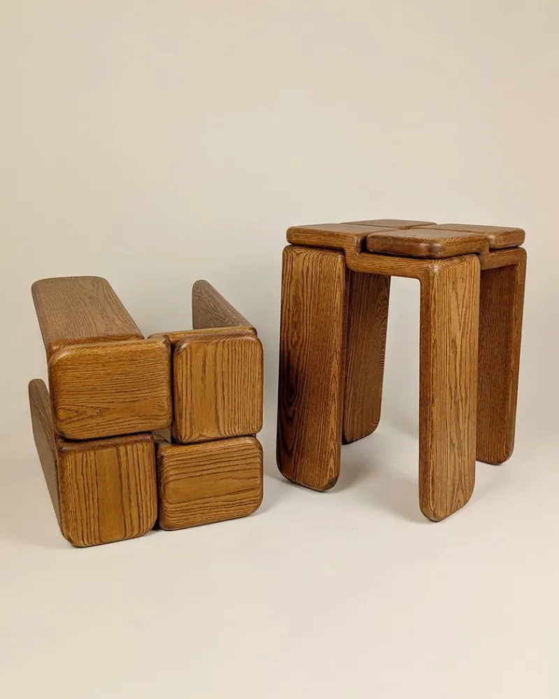 Pamono Prisma Stool by Luis Gimeno> Seating