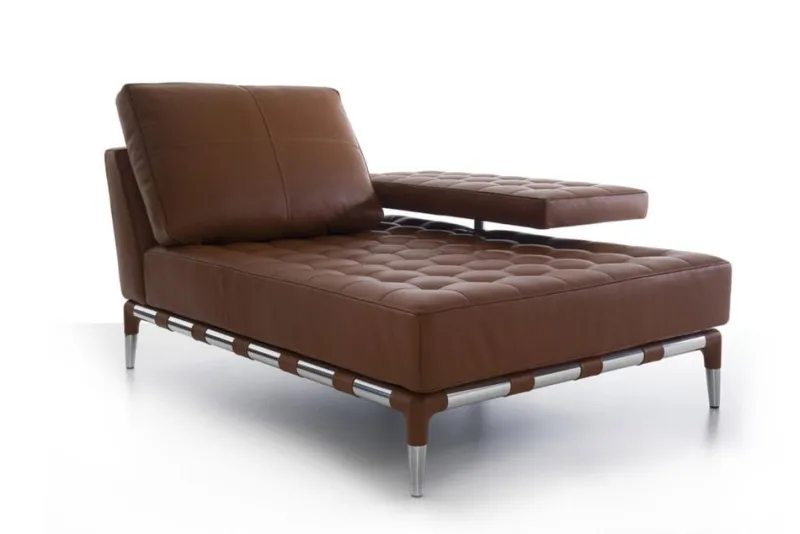 Pamono Prive Steel and Leather Sofa by Philippe Starck for Cassina> Seating