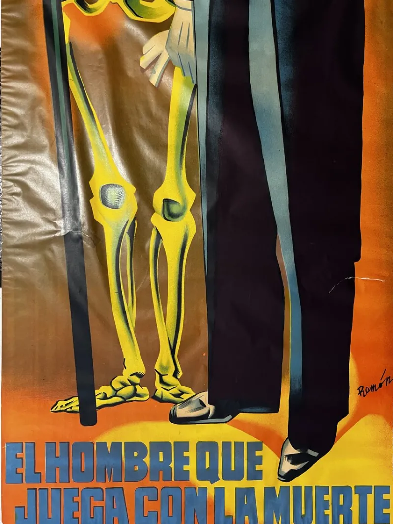 Pamono Professor Alba Man Who Plays with Death Magic Poster, 1959> Posters