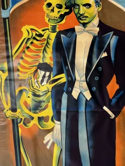 Pamono Professor Alba Man Who Plays with Death Magic Poster, 1959><noscript><img width=