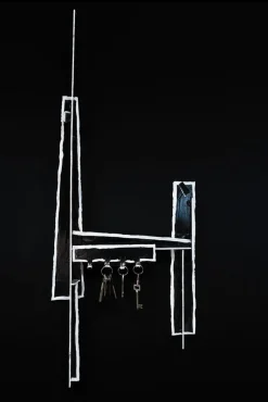 Pamono Protopunk Keycabinet Rack by Kiki Van Eijk & Joost Van Bleiswijk The Exceptional> Racks, Hooks & Valets
