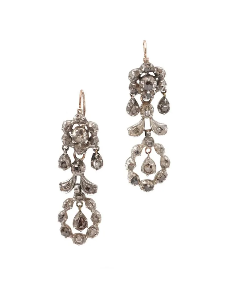 Clearance Pamono Provencal Diamond Drop Earrings, Set of 2