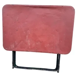 Hot Pamono Provencal Folding Iron Garden Table, 1900s