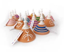 Sale Pamono Puglia Ceramic Bells by Gianfranco Conte for Artègo, Set of 5