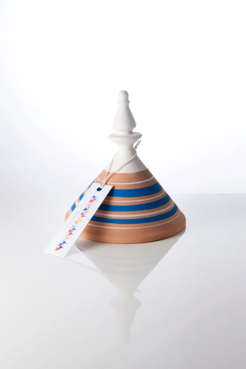 Sale Pamono Puglia Ceramic Bells by Gianfranco Conte for Artègo, Set of 5