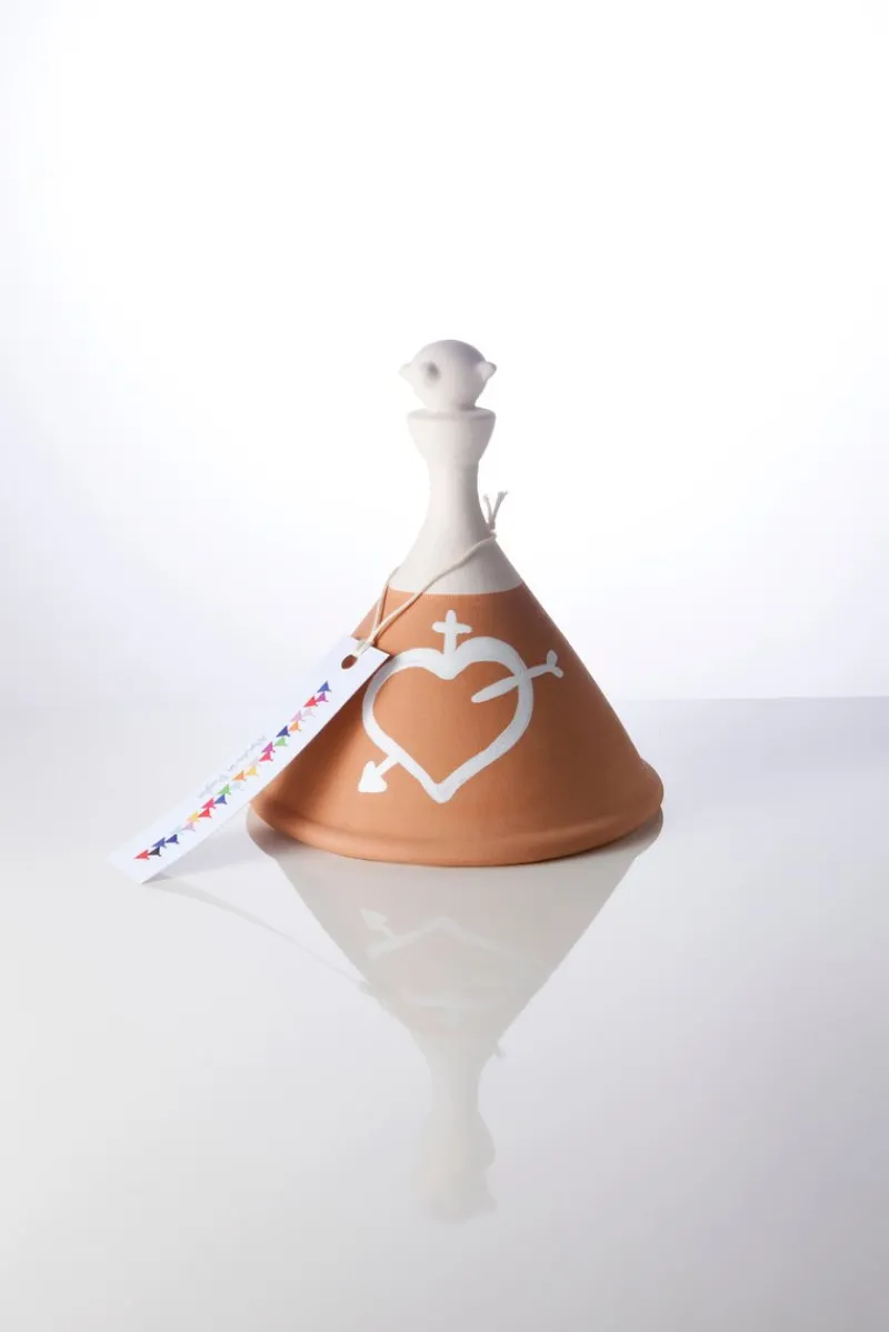 Sale Pamono Puglia Ceramic Bells by Gianfranco Conte for Artègo, Set of 5
