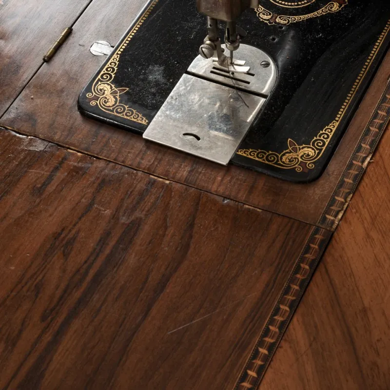 Hot Pamono Pull-Out Sewing Machine Table with Drawers from Excella, 20th Century
