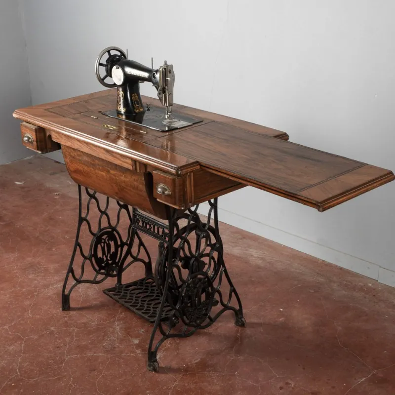 Hot Pamono Pull-Out Sewing Machine Table with Drawers from Excella, 20th Century