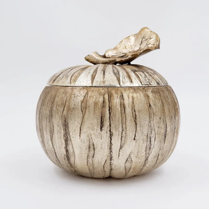 Outlet Pamono Pumpkin-Shaped Textured Ice Bucket attributed to Mauro Manetti
