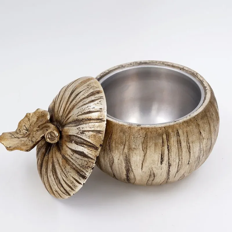Outlet Pamono Pumpkin-Shaped Textured Ice Bucket attributed to Mauro Manetti