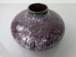 Pamono Purple & Blue Studio Ceramic Vase, Japan, 1960s><noscript><img width=