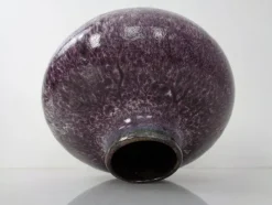 Pamono Purple & Blue Studio Ceramic Vase, Japan, 1960s><noscript><img width=