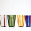Hot Pamono Purpurri of Angelo Ballarin Glasses by Mariana Iskra, Set of 6
