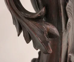 Pamono Putti Stand in Carved Wooden, Late 19th Century><noscript><img width=
