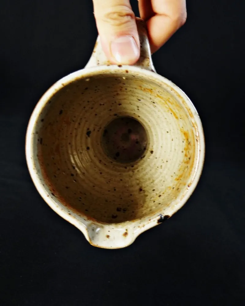 Best Pamono Pyrite Stoneware Pitcher with Thistle Decoration by Suzanne Dauliach, 1970s