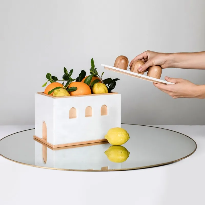 Pamono Qua Box Set by Gabriele D'Angelo for Kimano> Trunks, Crates & Baskets
