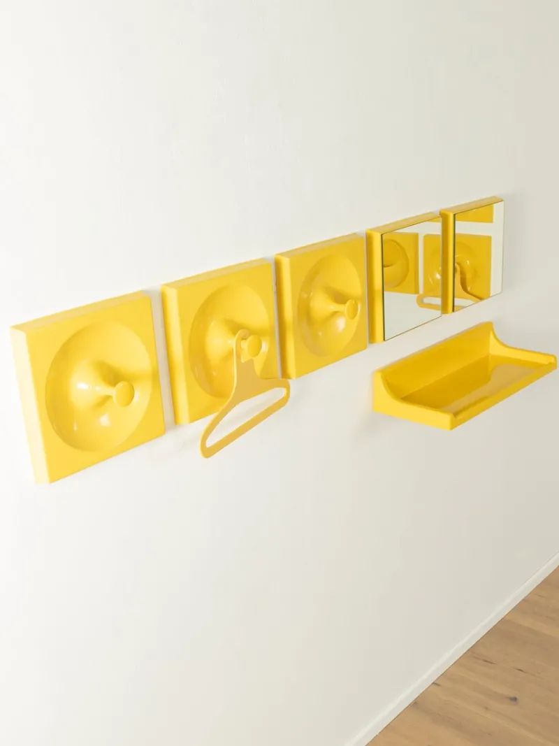 Pamono Quadro Wardrobe Set by Jürgen Lange for Schönbuch, Set of 7> Racks, Hooks & Valets