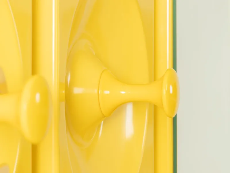 Pamono Quadro Wardrobe Set by Jürgen Lange for Schönbuch, Set of 7> Racks, Hooks & Valets
