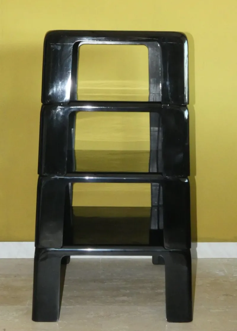 Pamono Quattro Gatti Stackable Tables by Mario Bellini for C&B Italia, 1967, Set of 4> Coffee & Side Tables