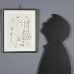 Hot Pamono R. Brindisi, Design, Charcoal on Paper