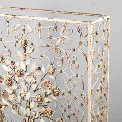 Best Pamono Radiator Cover Grate or Spark Guard in Worked Metal, 20th Century