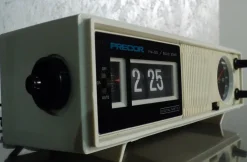 Pamono Radio and Digital Alarm Clock by Federal Communications Commission for Precor, 1970s> Electronics