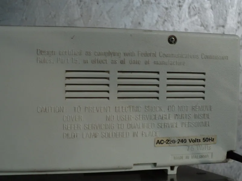 Pamono Radio and Digital Alarm Clock by Federal Communications Commission for Precor, 1970s> Electronics