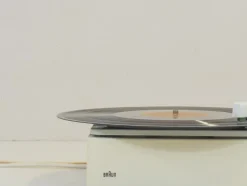 Pamono Radio SK 25 and Record Player PCS 4 by Dieter Rams and Fritz Eichler, for Braun, 1960s><noscript><img width=