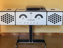 Pamono Radiophonograph Cubo RR 226 FO by F.lli Castiglioni for Brionvega, 2008> Electronics