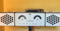 Pamono Radiophonograph Cubo RR 226 FO by F.lli Castiglioni for Brionvega, 2008> Electronics