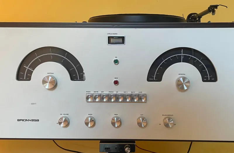 Pamono Radiophonograph Cubo RR 226 FO by F.lli Castiglioni for Brionvega, 2008> Electronics