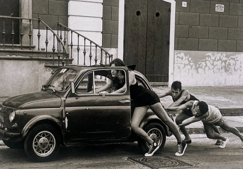 Pamono Raffaele Celentano, Fiat 500, Fine Art Photograph> Photography