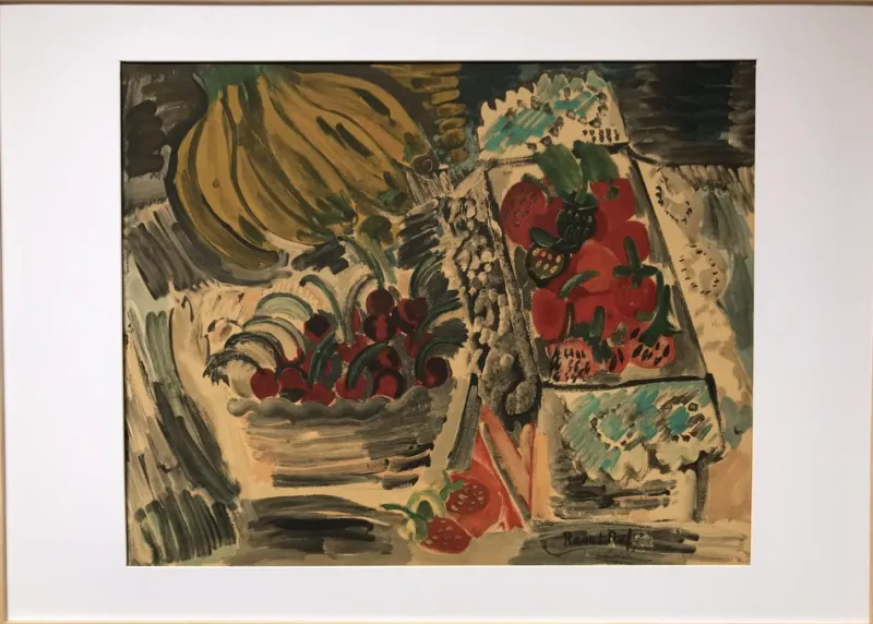 Sale Pamono Raoul Dufy, Still Life with Fruits, Lithograph